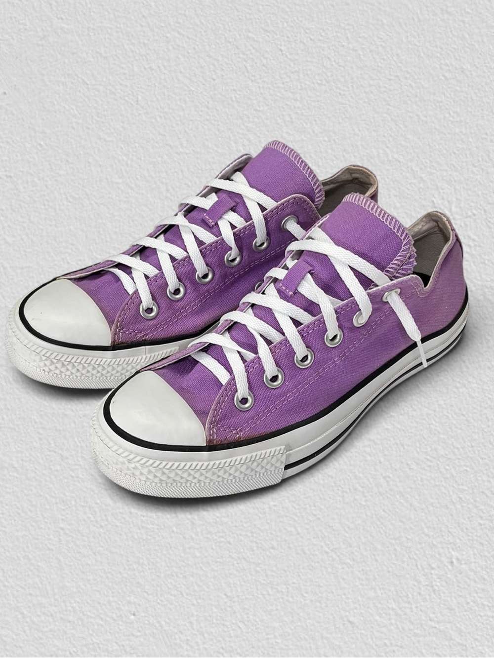 Converse Chuck Taylor All Star Double Tongue Purple Low Top Women’s 8